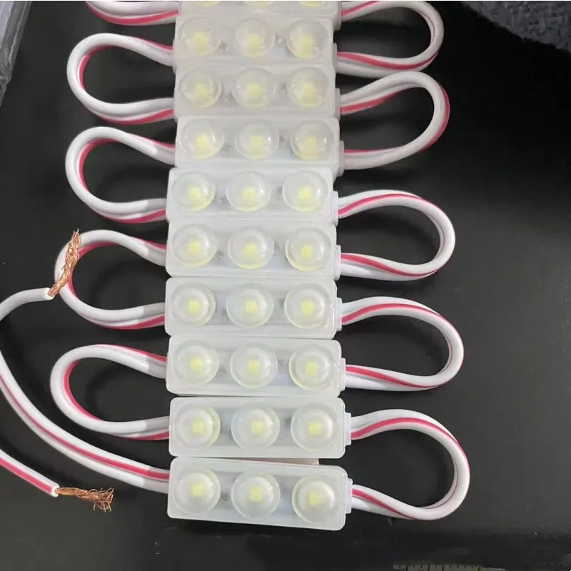 12v Small Mini LED Module 3 LEDS IP65 Waterproof Injection Len 160 Degree 1w Small Channel Letter Sign Lightbox Backlight