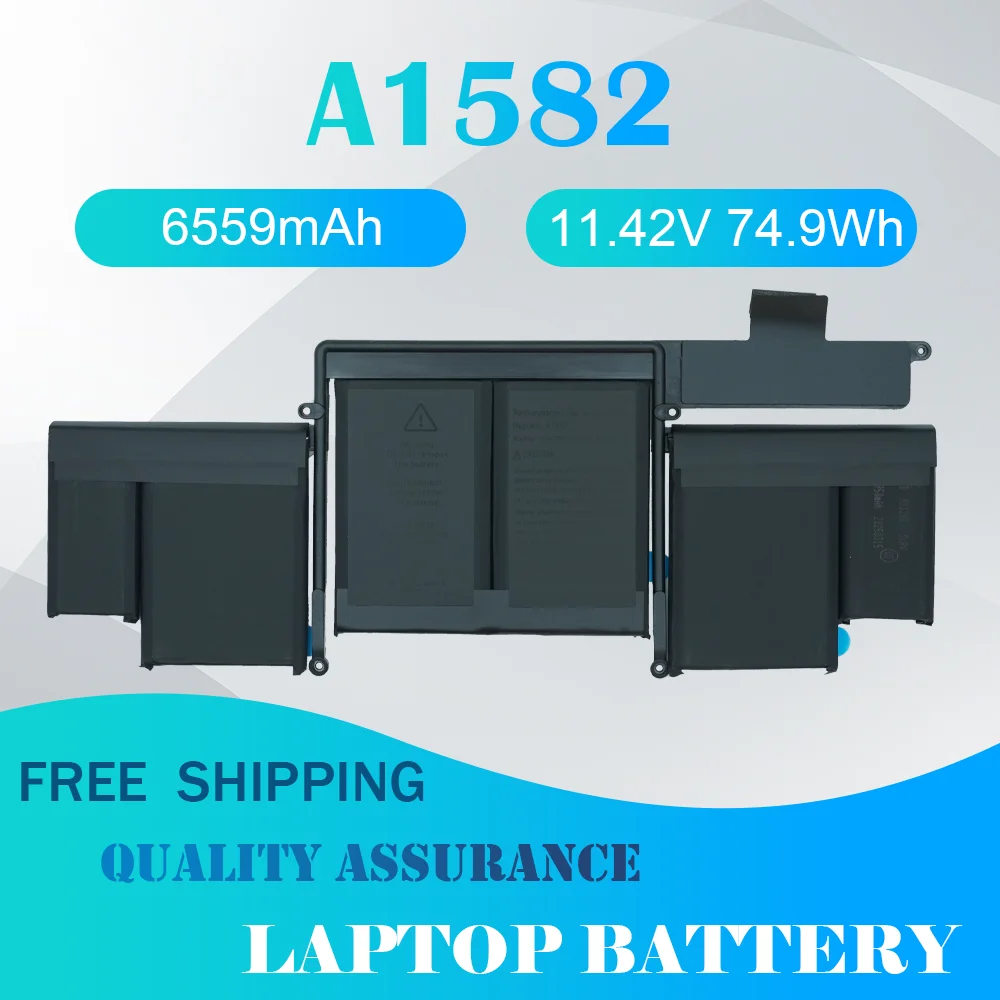 Batería A1493 A1582 para MacBook Pro MacPro 13 "A1502 ME865 ME864 MF839 batería 2015 Retina 11,42 V