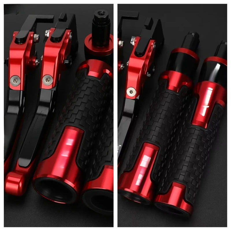 

For SYM CRUISYM300 CRUISYM 300i 2017 2018 2019 2020 2021-2026 Motorcycle Adjustable Clutch Brake Levers Handle Bar End Grips Cap