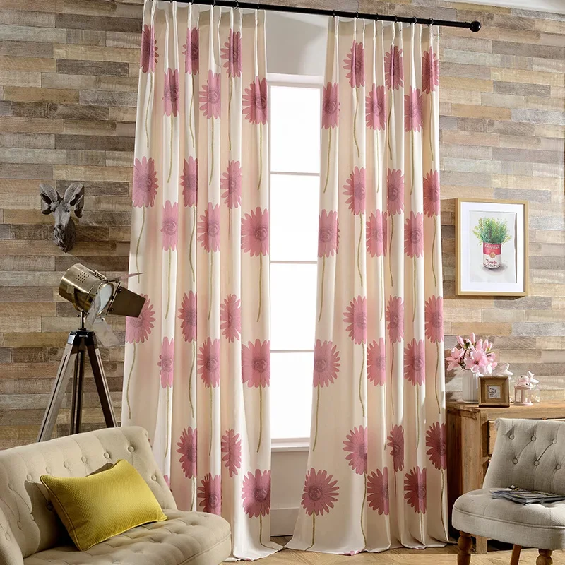 

Spot Manufacturers Sell Curtain Fabrics Directly Modern Fashionable Pastoral Exquisite Polyester Printed Curtain Fabrics