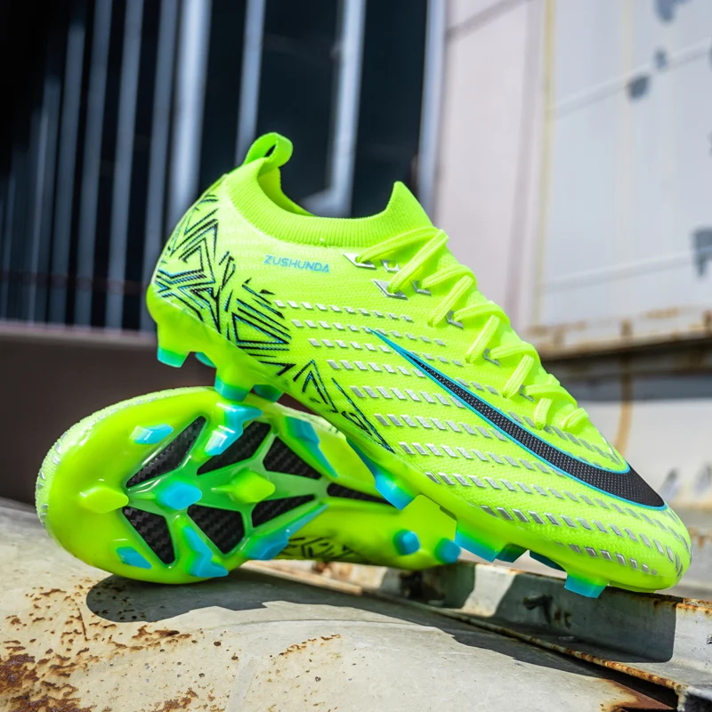 

Men Football Field Boots Professional Soccer Shoes Society Cleats TF/FG Football Shoes Comfortable Sneaker Non-Slip Match