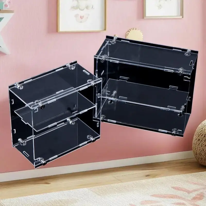 

1/64 Scale Acrylic Display Case Dust Proof Box For MiniGT Tomica Model Car Collection