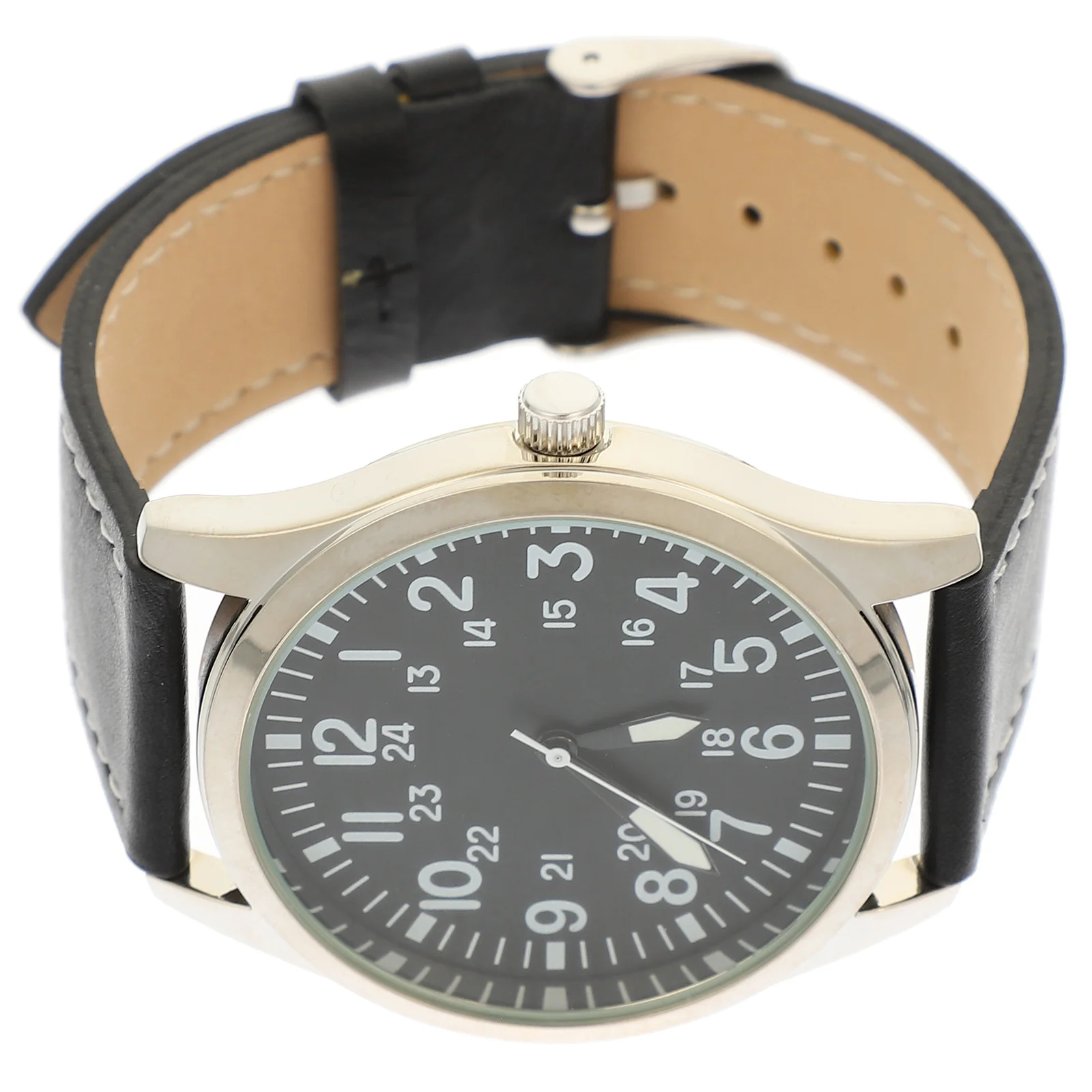 

Waterproof Quartz Men Watch Minimalist Luminous Dial Comfortable Band Fashion Male Wristwatch for Office Outdoor Use