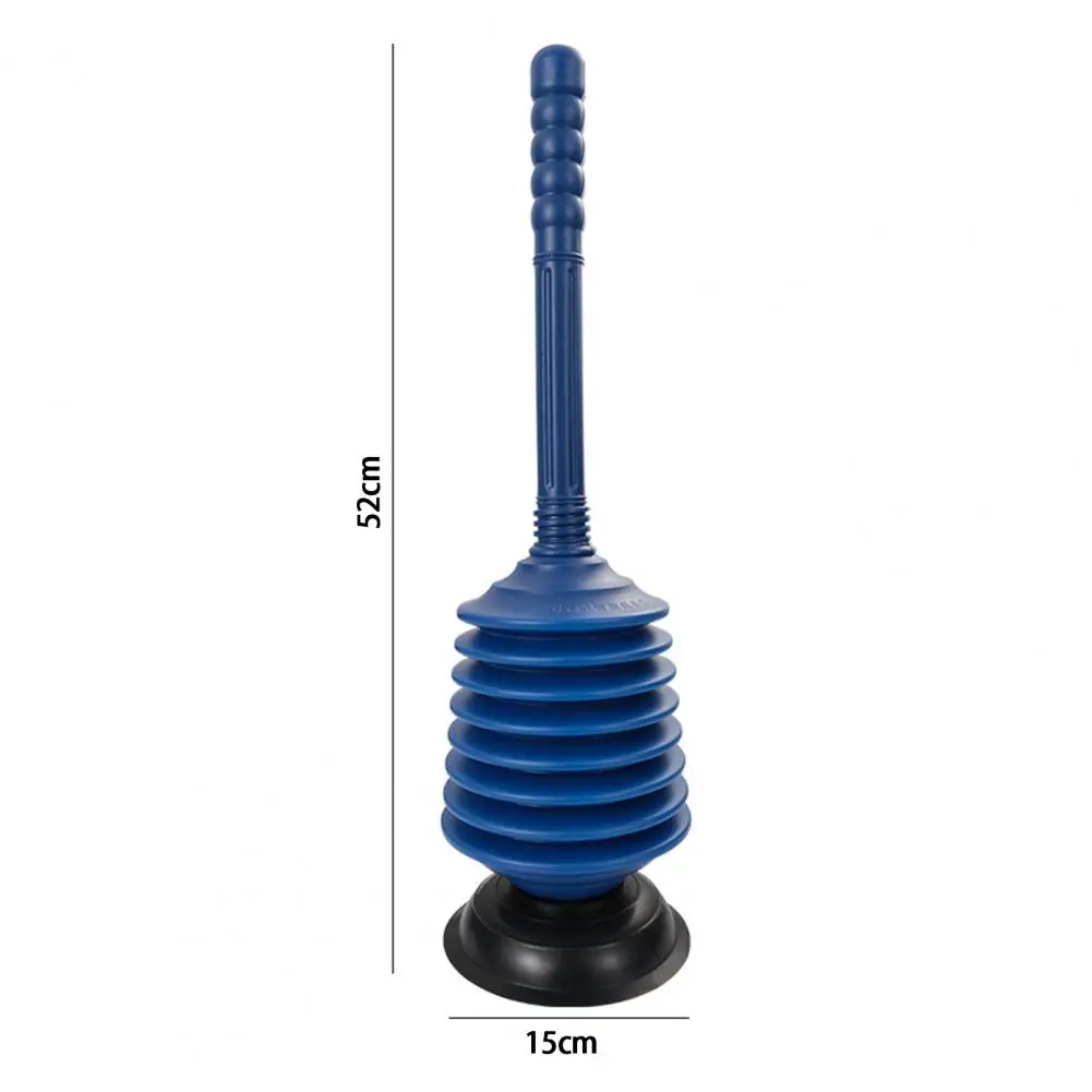 Effective Toilet Vacuum Plunger Good Resilience Strong Suction Cup Manual Bathroom Toilet Plunger Fix Clogged Toilet