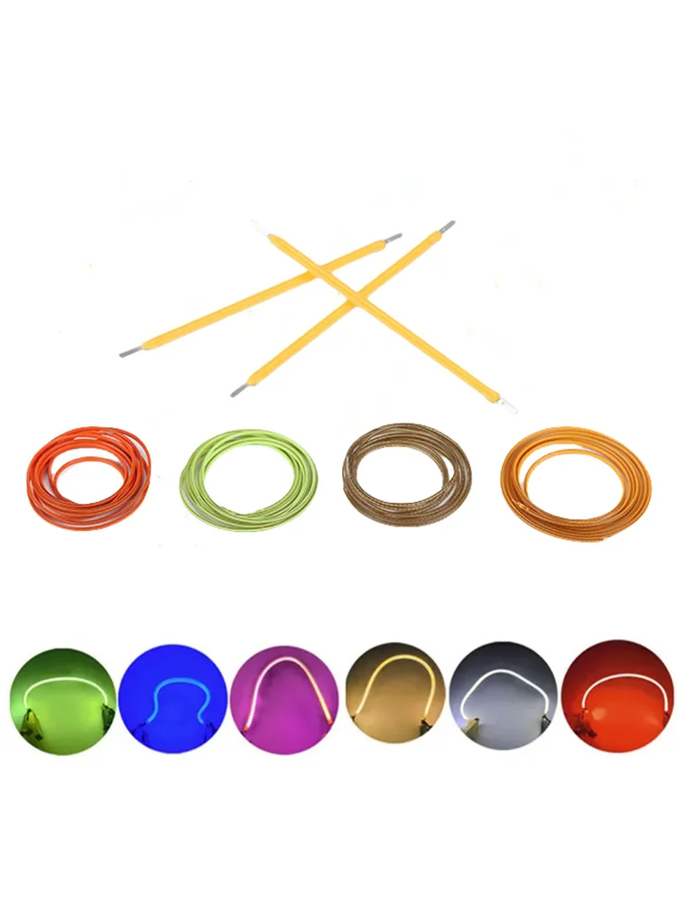 Filament LED COB Flexible 3V 60mm 80mm 95mm 125mm 145mm 185mm 200mm 300mm 450mm, pièces de lampe à ampoule Edison, décoration à Diode LED, 1 pièce