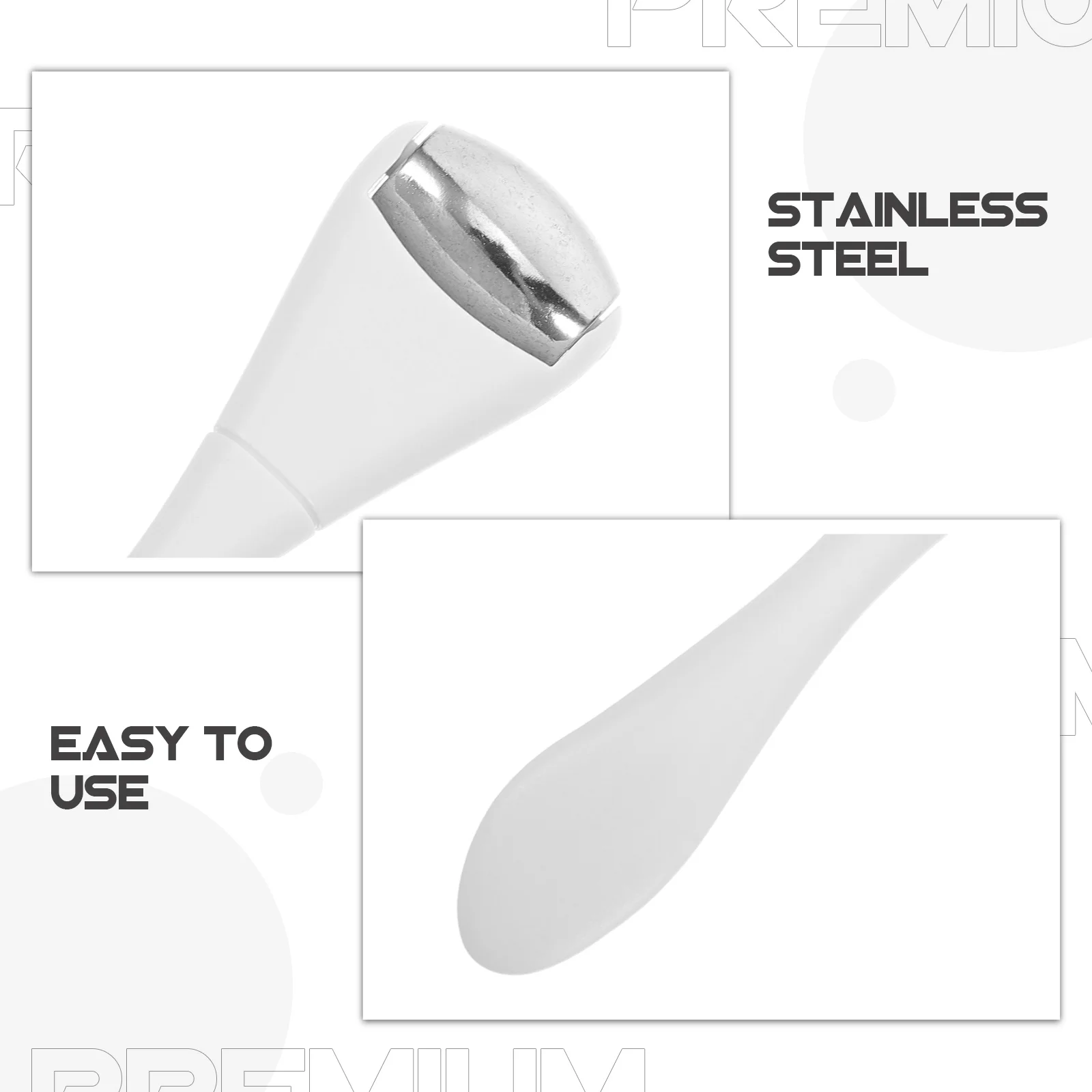 Dispositivo compatto per la cura degli occhi Rullo metallico rinfrescante per l'assorbimento migliorato della cura della pelle Massaggiatore oculare portatile per le donne Rullo bastone