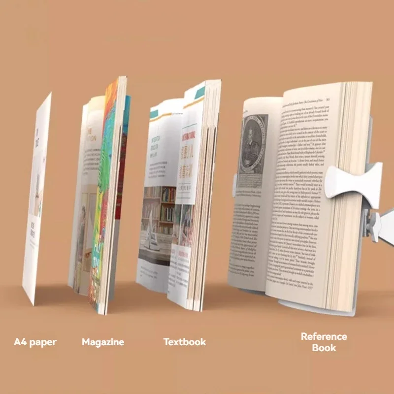 Upgrade Adjustable Multi-functional Picture Book Bookshelf Morning Book Clip Mobile Phone Tablet Desktop Bookstand