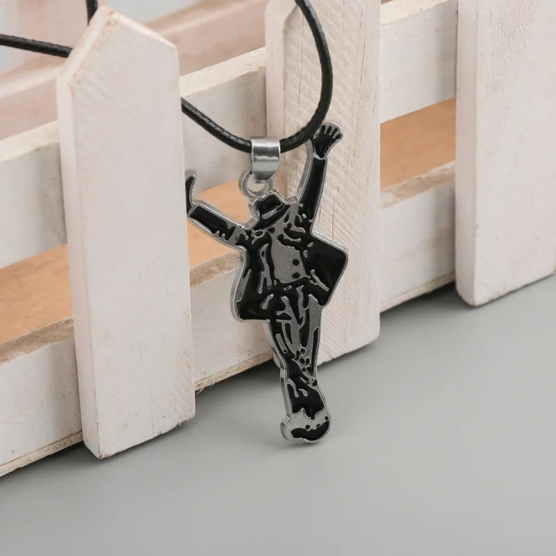 Joyería con Temática del Rey del Pop Michael Jackson, Collar y Pulsera Elegantes para Uso Diario, Accesorios de Moda para Fanáticos de la Música