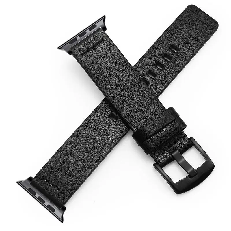 

Leather Watch Strap for Apple Watch Ultra 2 Band S10 46mm 42mm 45mm 40mm 41mm 44mm Band for iWatch Series 9 8 7 6 SE 5 4