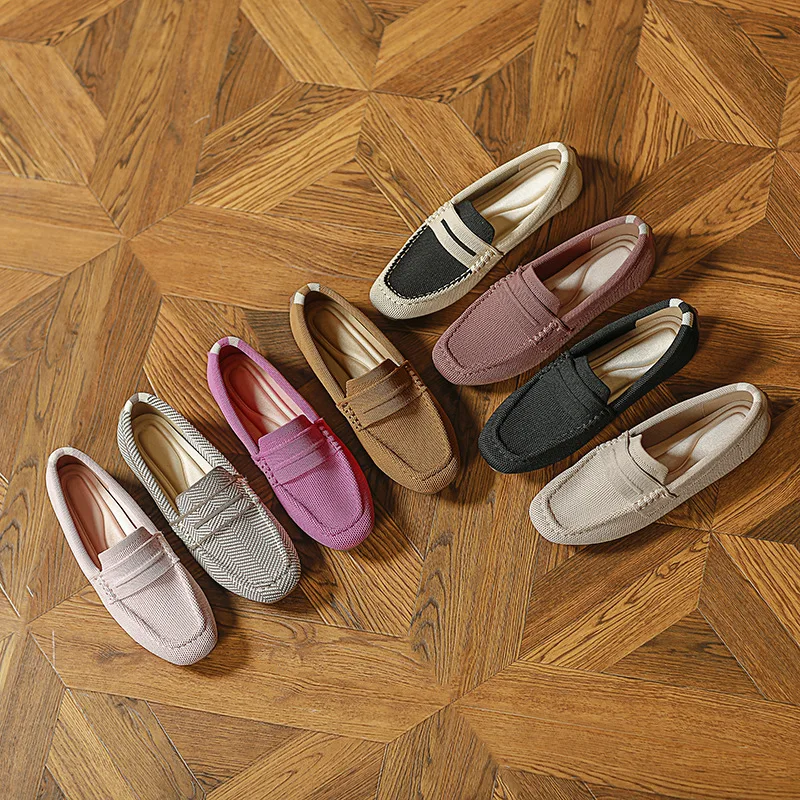 Loafers Women Summer New 's Mokasin Shoes Flat Loafers  Slip-on Flat Shoes Runway Formal Business Walk Shoes view 5