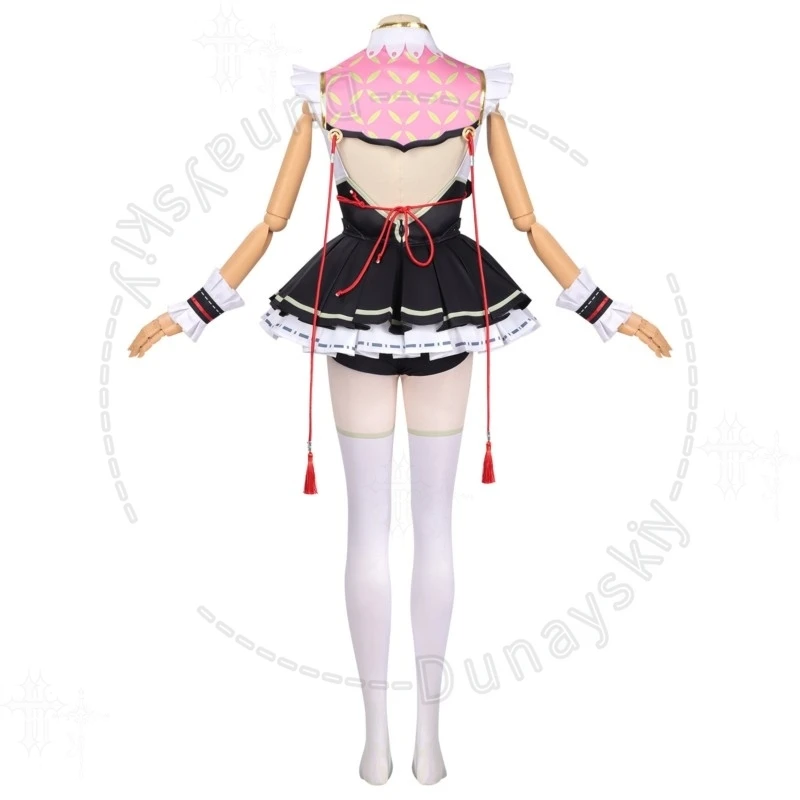 Neverness To Everness Panda Design Green Bamboo Chiz Chinese Style Improved Cosplay Costume Anime Game Outfit Women Halloween view 4