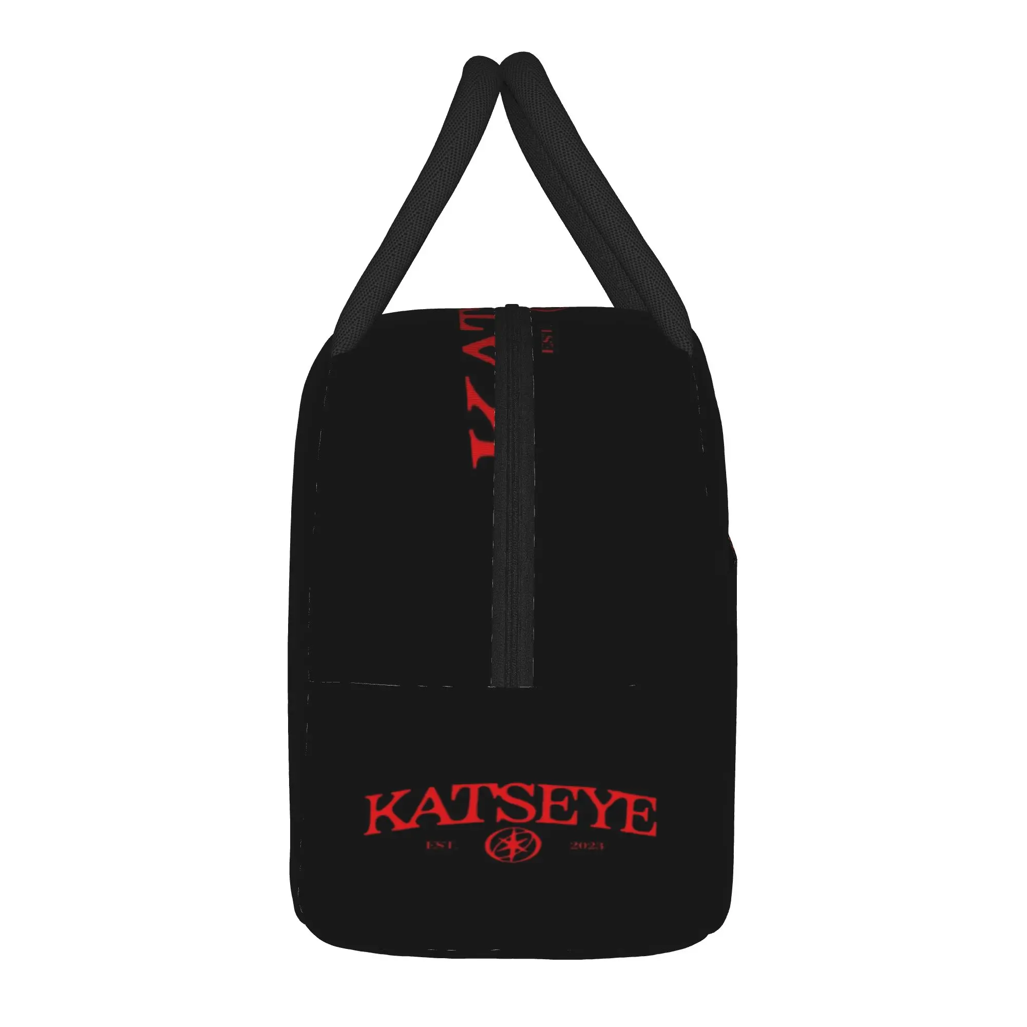KATSEYE Group Logo  Lunch Bag Cute Travel Lunch Box Designer Portable Zipper Tote Food Bags