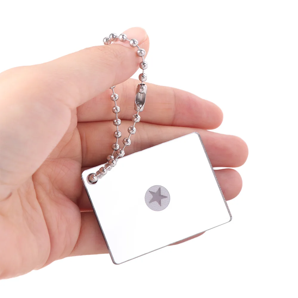 Reflective Outdoor Signal Mirror Practical Multifunction Rescue Mirror Traval Acrylic Survival Mirror Adventure Gear Accessories