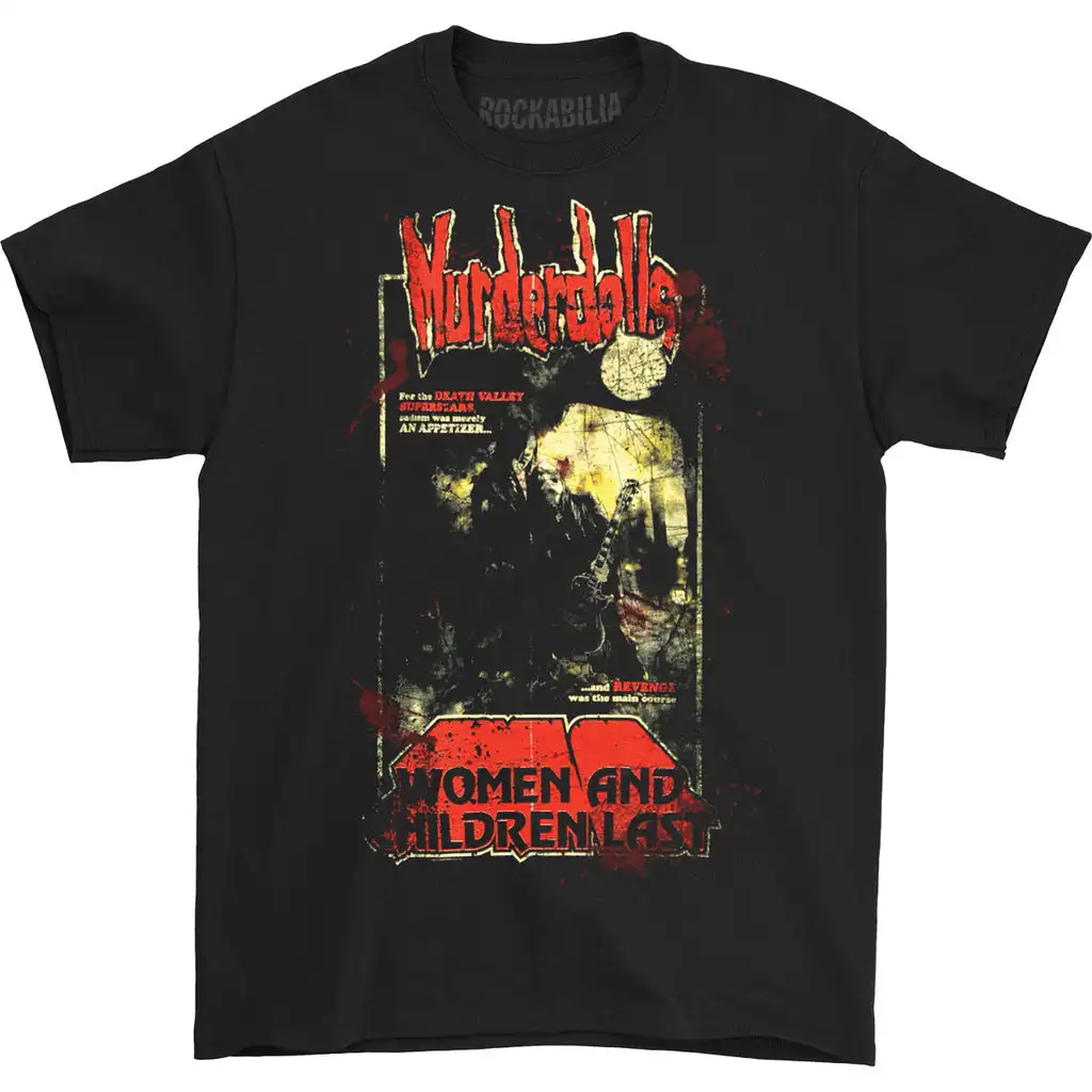 murderdolls 80 s horror poster t shirt