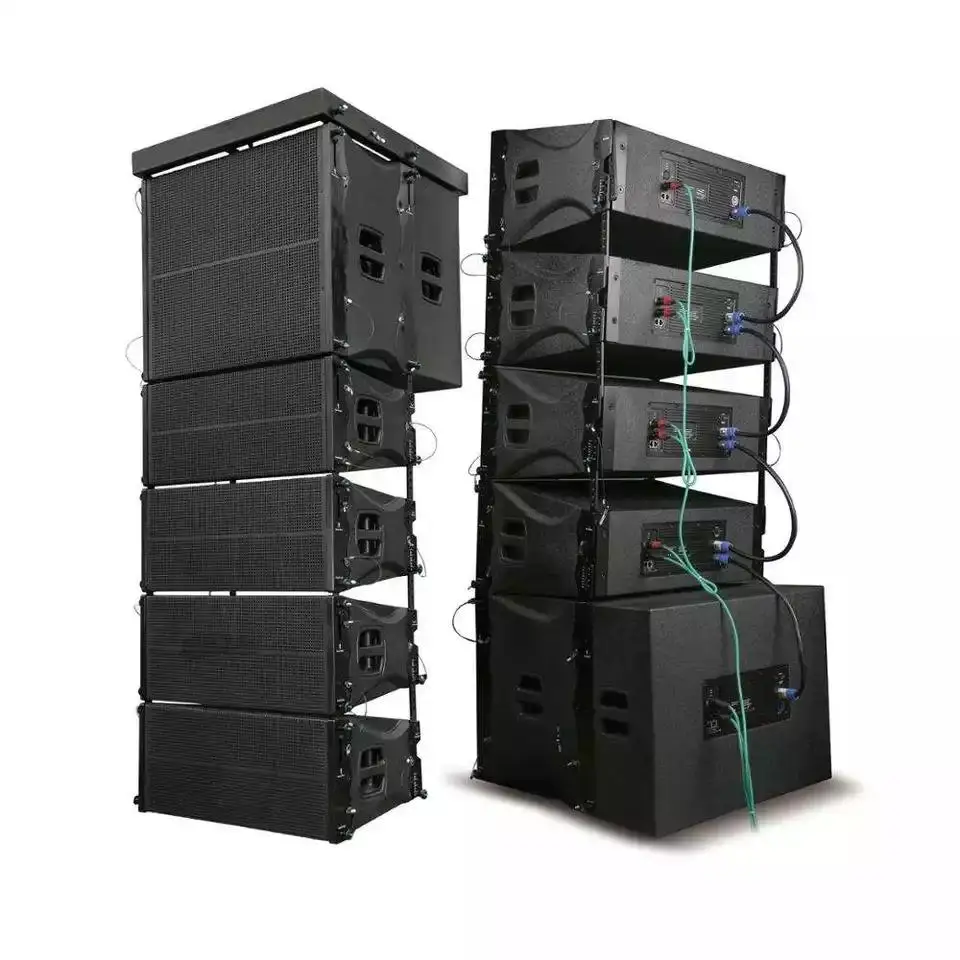 Q210 Power Supply Dual 10-inch Sound System Outdoor Professional DJ Equipment Audio Passive Line Array Speaker System - Image 6