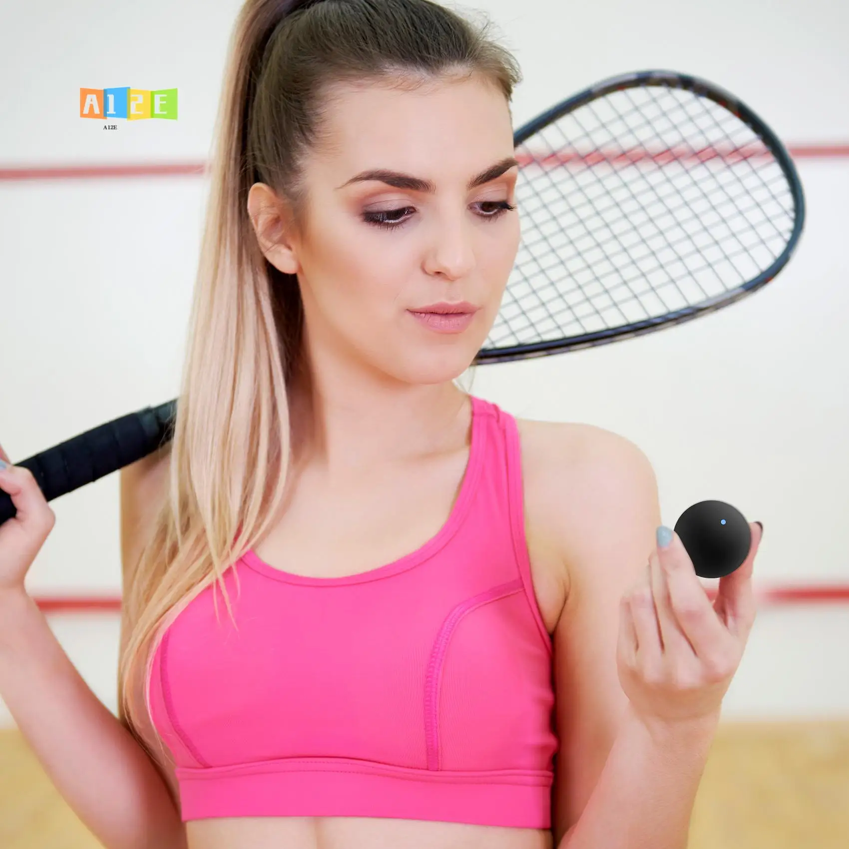 

A12E-Squash Ball Blue Dot Fast Speed Sports Rubber Balls Professional Player Competition Squash(3 Pcs)