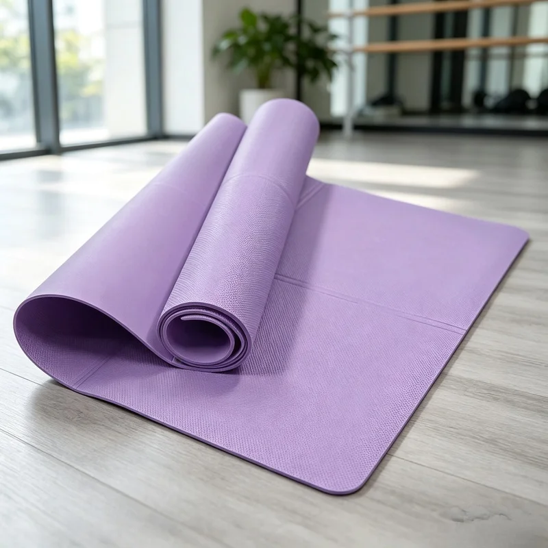 4mm Thick Non‑Slip Yoga Exercise Mat, Portable Cushion for Pilates Home Gym Women Indoor Fitness Workout