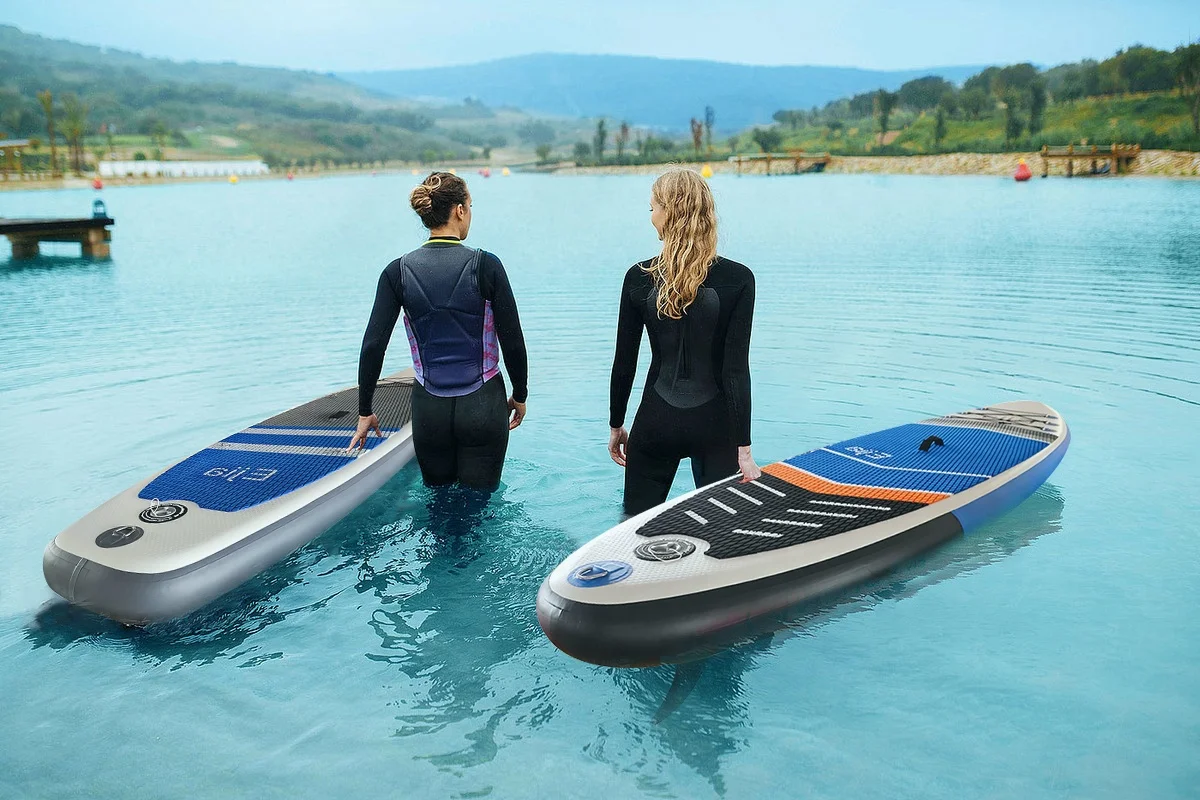 

Boards Inflatable Paddle Board Surfboard Soft Windsurf Board in Ocean Water2026