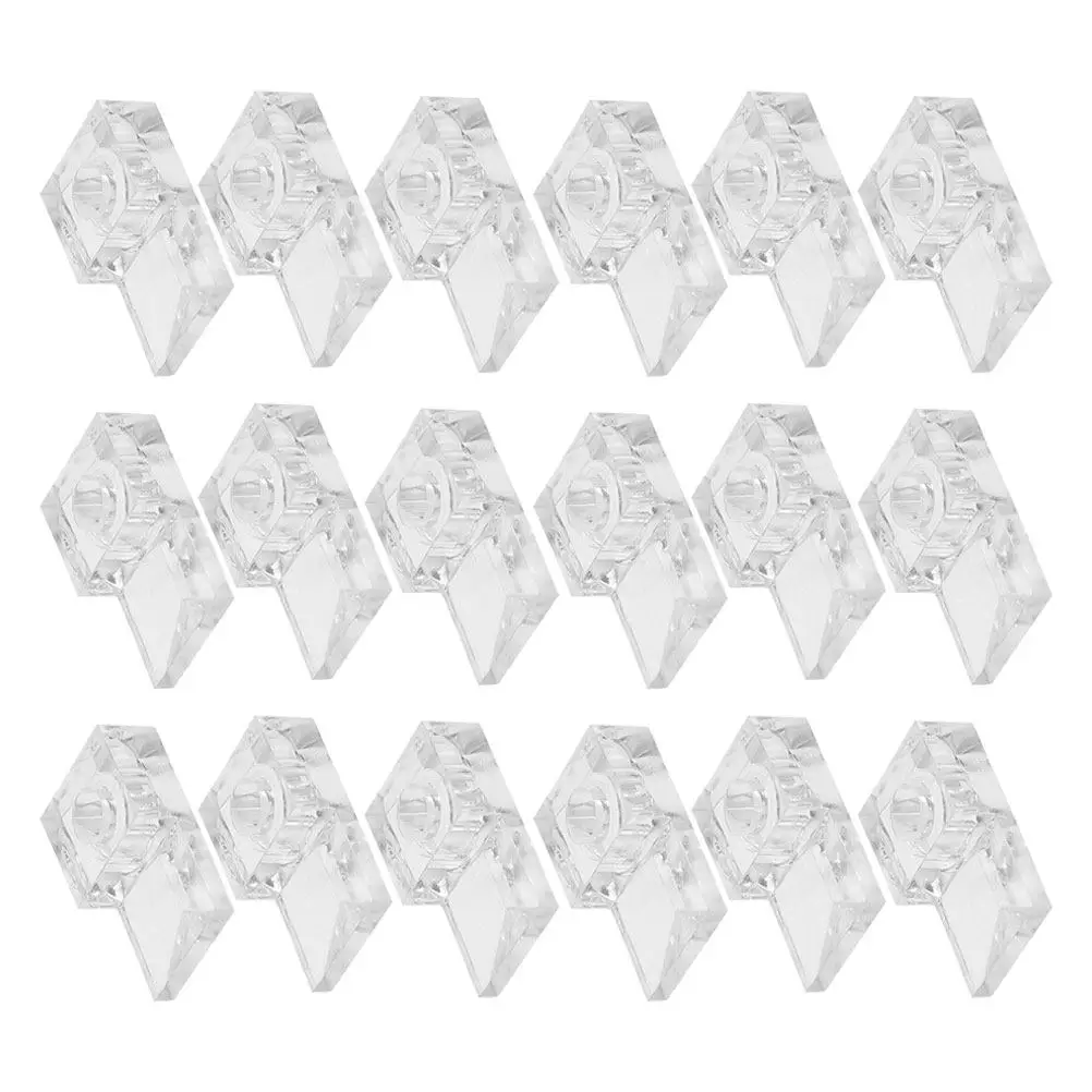 25Sets Mirror Mounting Clips Wardrobe Glass Holder Set Heavy Duty Metal Mirror Hanger Kit No Drilling Required Versatile