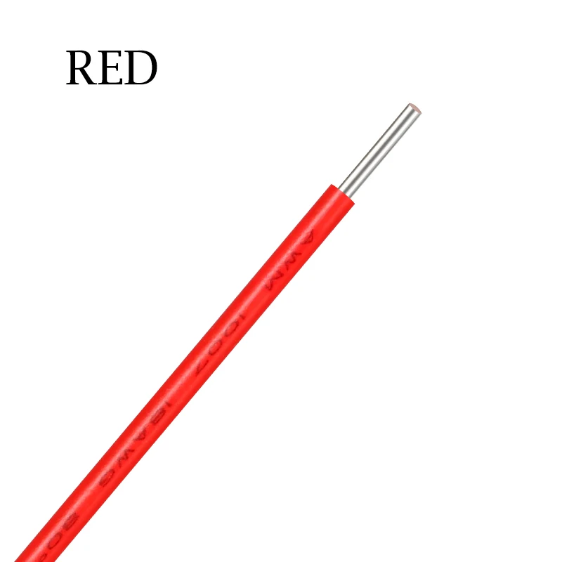 2~50m Kupferdraht LED-Kabel 26 24 22 20 18 16 14 AWG Massivleitung PVC-Isolierung Verzinnt Einzelader 1007 Elektrokabel