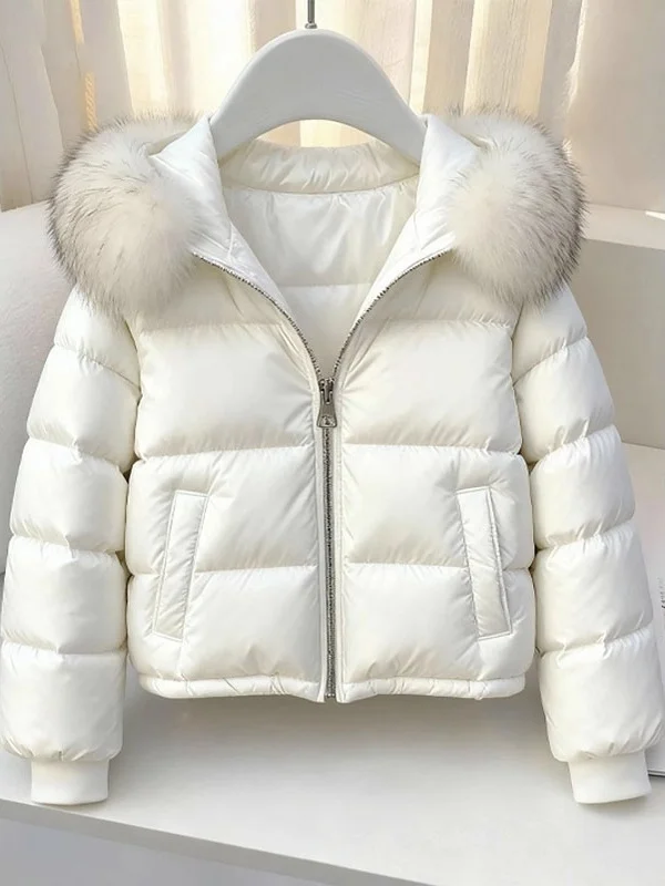 

Корейский Sle Lazy Высококачественный хлопковый воротник с меховым воротником, женское зимнее новое модное теплое хлопковое пальто, верхняя одежда в стиле ретро, свободная посадка на молнии