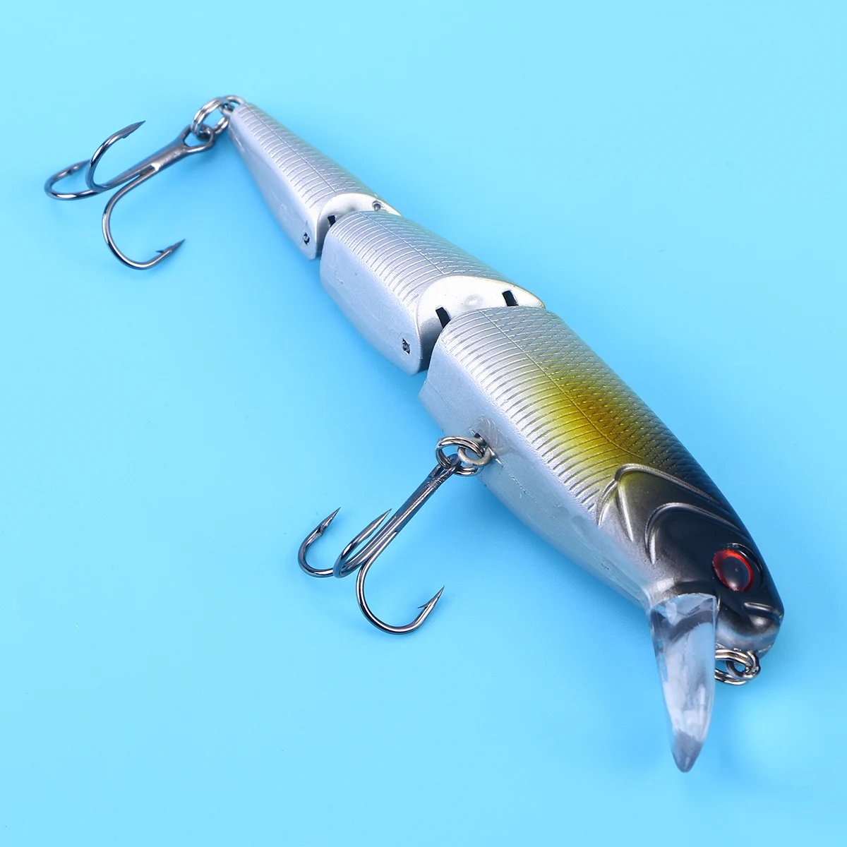 

3PCS Swimbait Fishing Lures Realistic Bass Artificial Bait Crankbait Muskie Trolling Tools Bright Color Multi Flexible