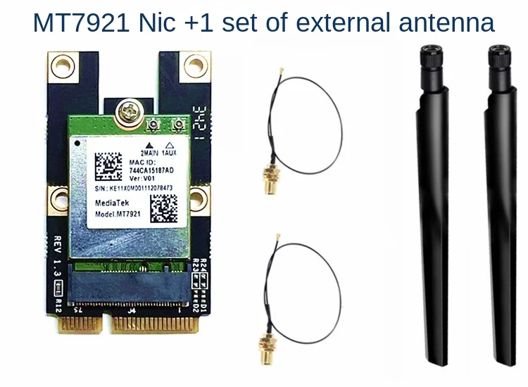 MT7921 MINI PCI-E WiFi6 5GAX Wireless NIC M.2: Een uitgebreide evaluatie en handleiding