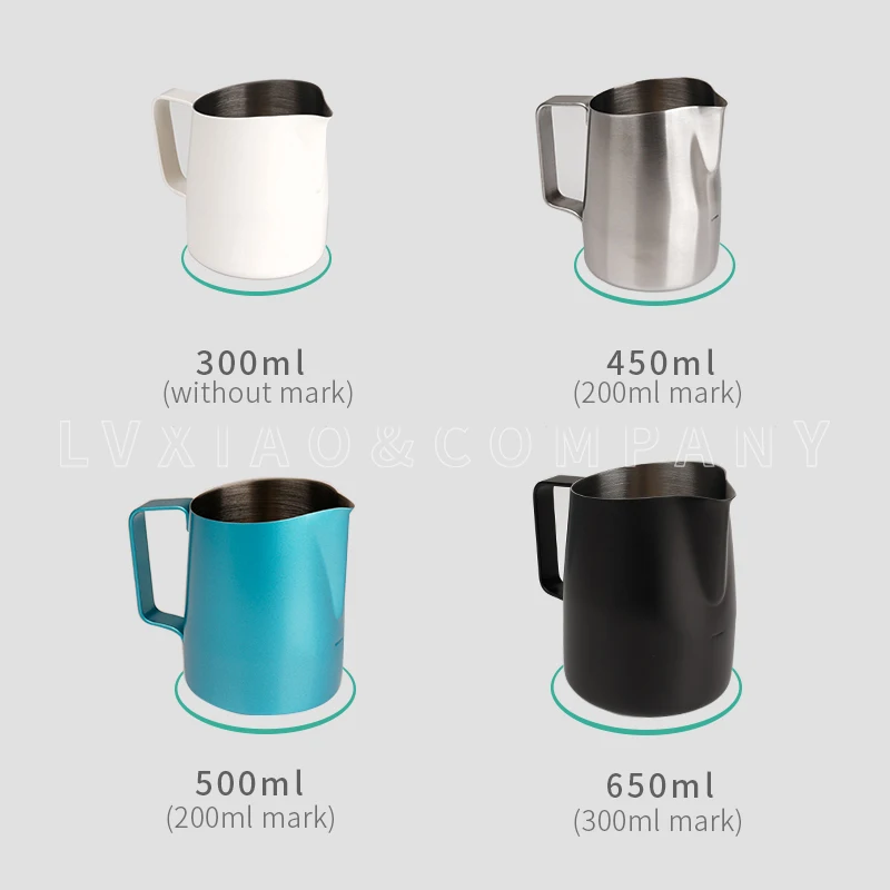 Welhome  Kitchen Stainless Steel Milk frothing jug Espresso Coffee Pitcher Barista Craft Coffee Latte Milk Frothing Jug Pitcher