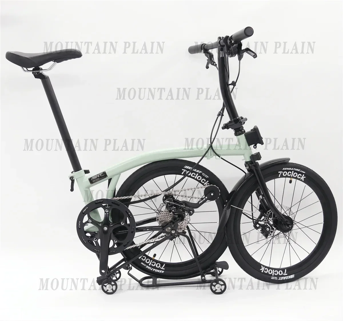 T9B-20D 20Inch Chameleon Folding Bike /9-speed Three Folding Bicycle / Phantom Disc Brake Bike/Leisure Travel Bike