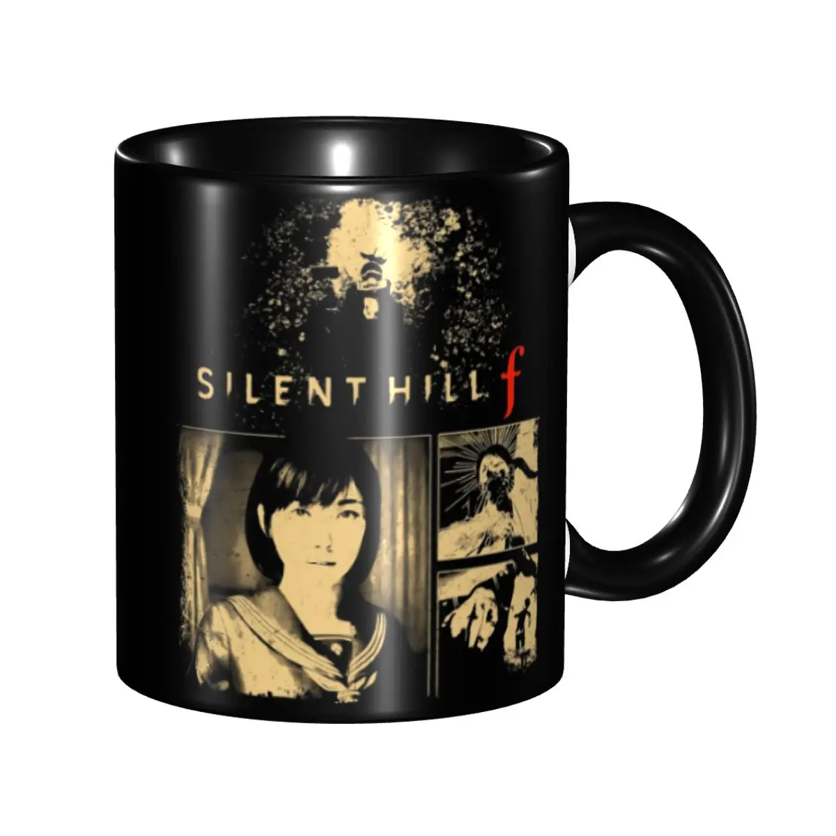 Silent Hill F Horror Game 2025 Silent Hill F Horror Game 2025 Mugs Kawaii Gaming Lover Gaming Lover Coffee Cup Gifts For Friends