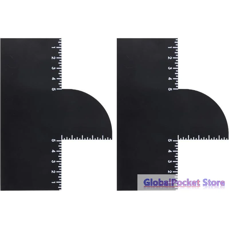 [TG823]Hairline Enhancement Card Beard Line Up Shaping Tool Lineup Guide Perfect For Styling Edging Barber Hair Grooming