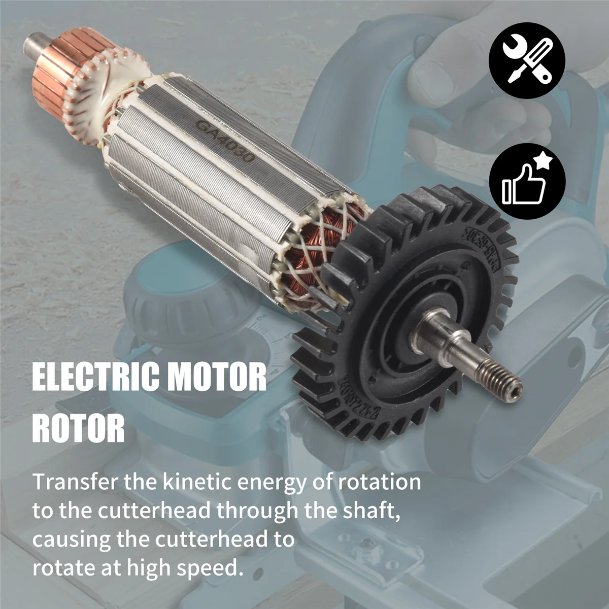 

A56XQ AC220-240V Armature Rotor Motor for Makita Angle Grinder GA GA5030 GA4530 GA4030 GA5034 GA4534 GA4031 GA4030R GA4034