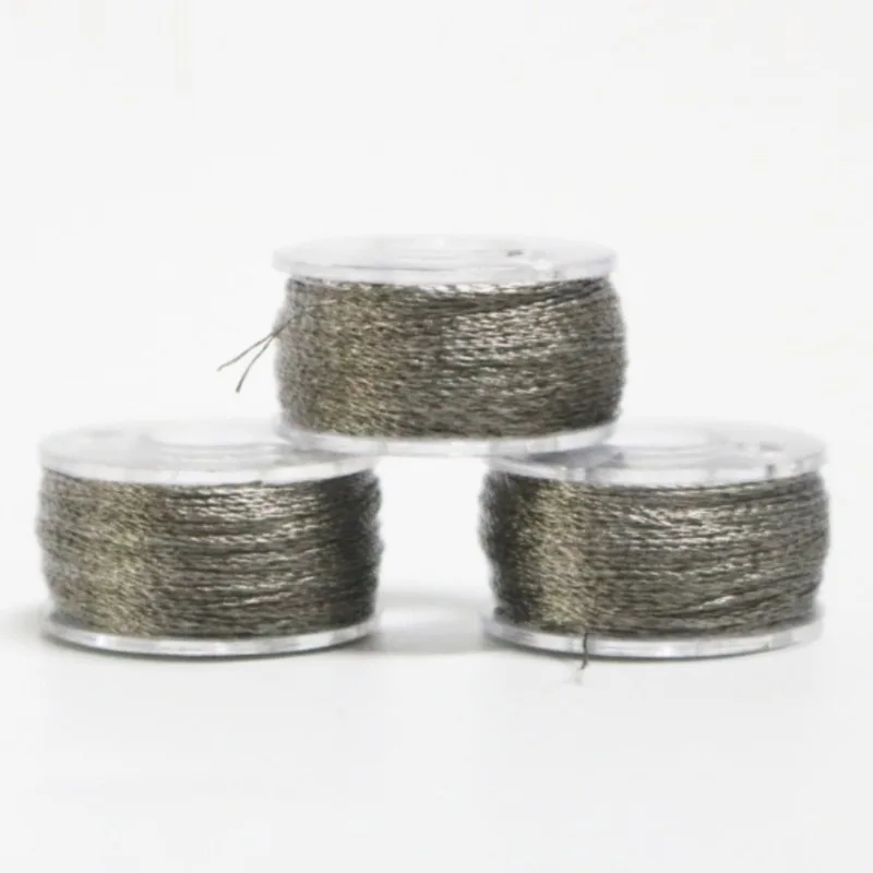 Silver Fiber Conductive Touch Screen Sewing Thread, Space Suit Electrostatic Clothing, 18% Silver Conductive Sewing Thread