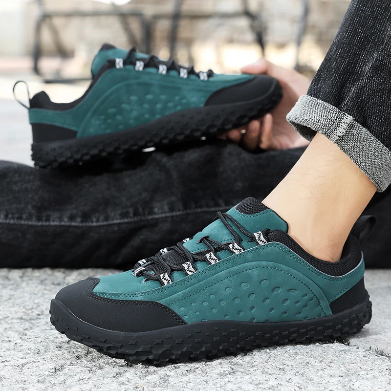 Fashion Unisex Wider Shoes Breathable Mesh Men Barefoot Wide-toed Shoes New Flats Soft Zero Drop Sole Wider Toe Sneakes Big Size
