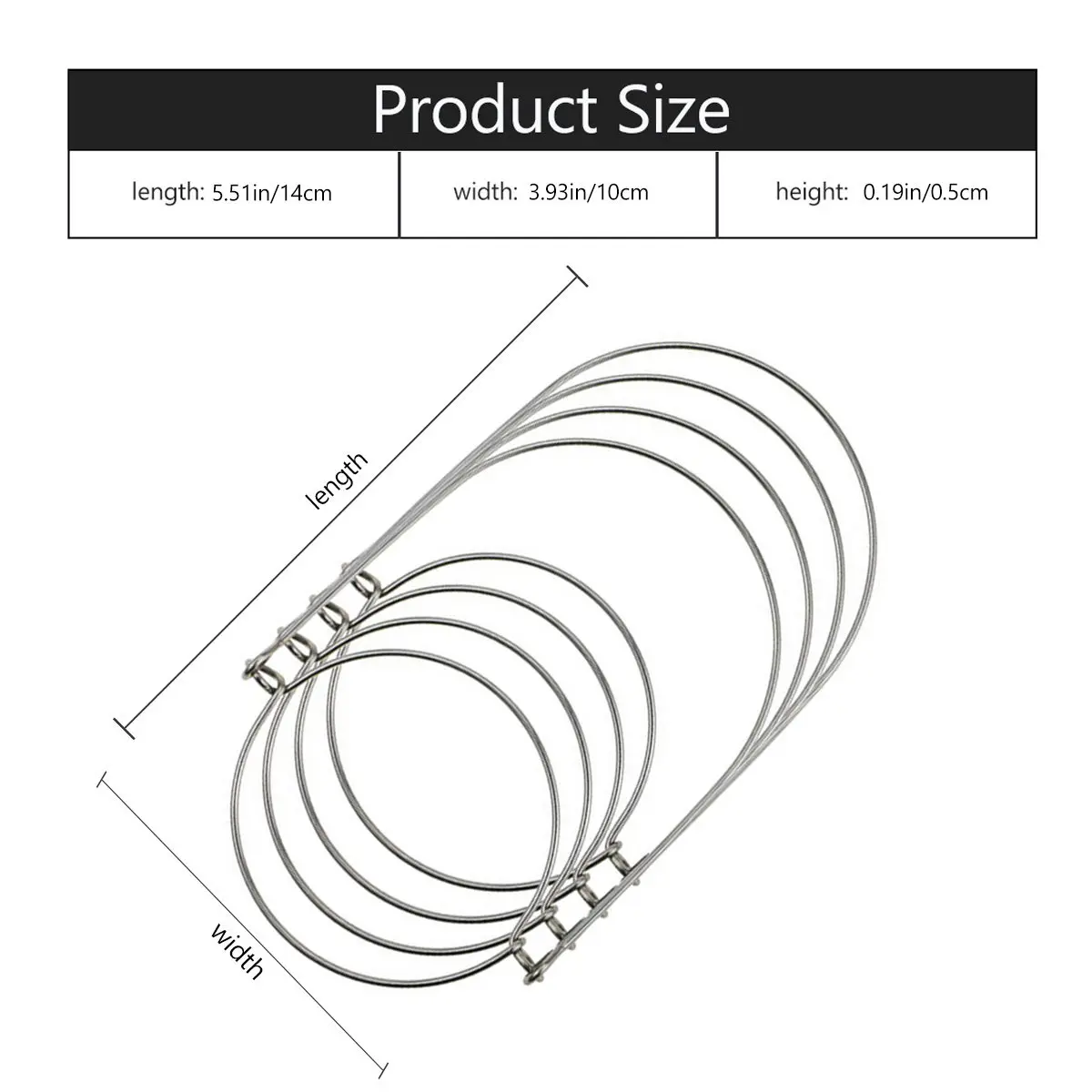 8Pcs Mason Jar Lid Hanger Stainless Steel Wire Handles Compatible 70Mm Mouth Kitchen Party Wedding Decoration Mason Jar Handles