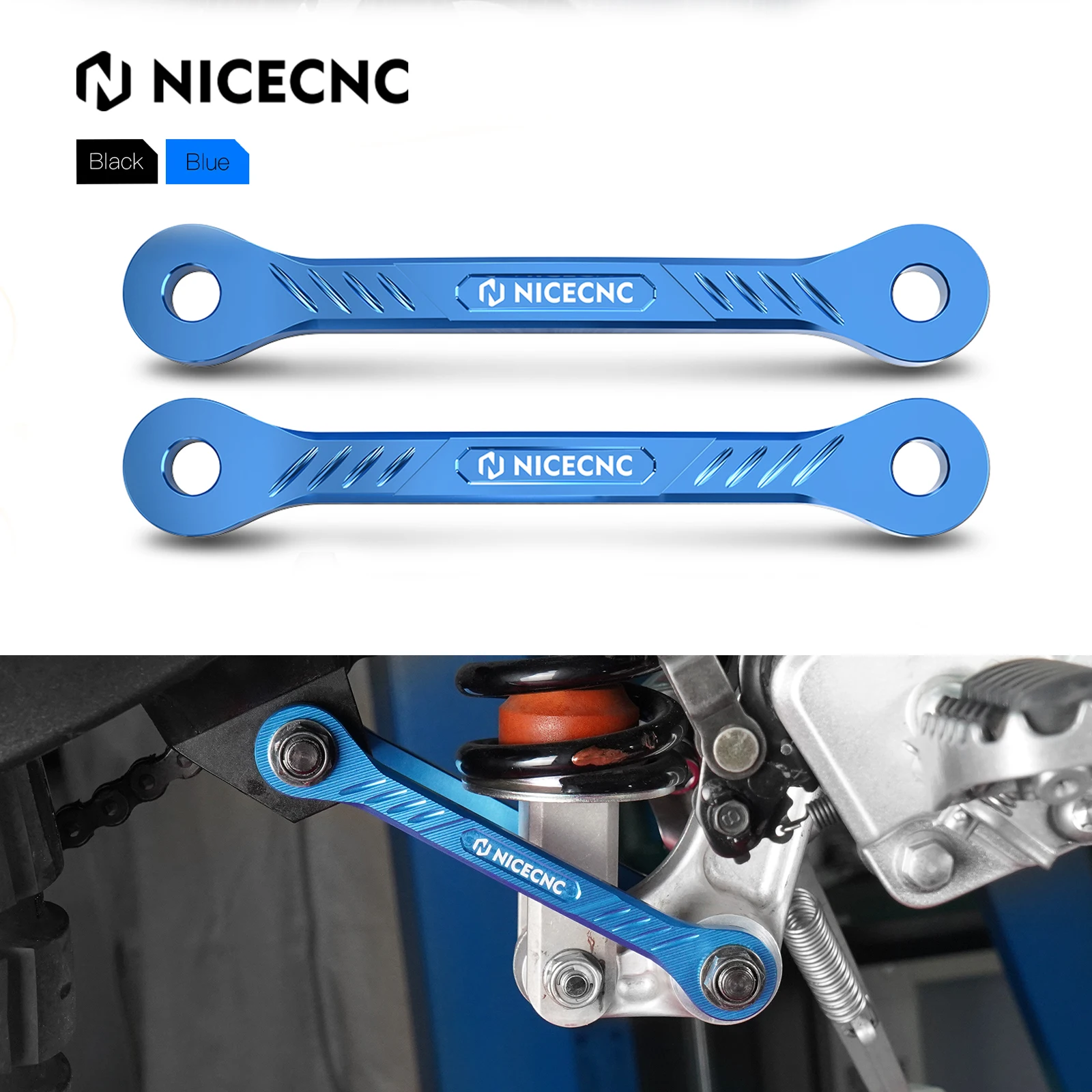 

NICECNC Motorcycle 1.5IN/38MM Lowering Link Billet Aluminum For Yamaha Tenere 700 /XTZ700 19-24 Tenere 700 Rally Edition 20-24