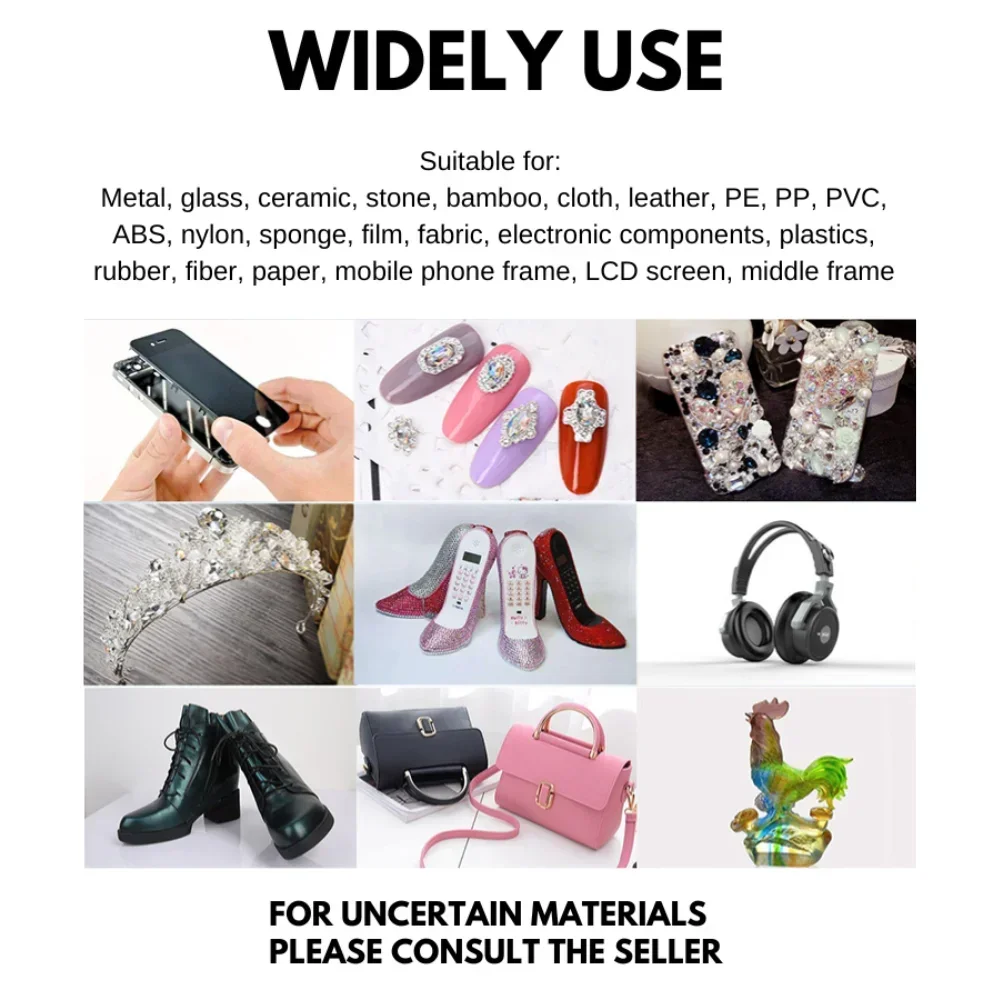 15/25/50/110ML B-7000 Transparent Phone Screen Repair Glue B7000 Universal Glass Plastic DIY Adhesive With Precision Applicator