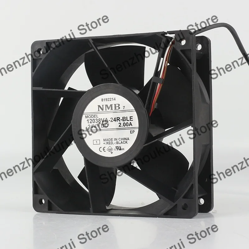 12038 Cooling Fan Original NMB DC 24V 2.00A AC EC 12CM high air volume server four-wire 12038VA-24R-BLE