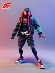1/12 Scale Into the Spider-Verse Miles Morales Jacket Shorts Clothing For 6'' Male Action Figure Body