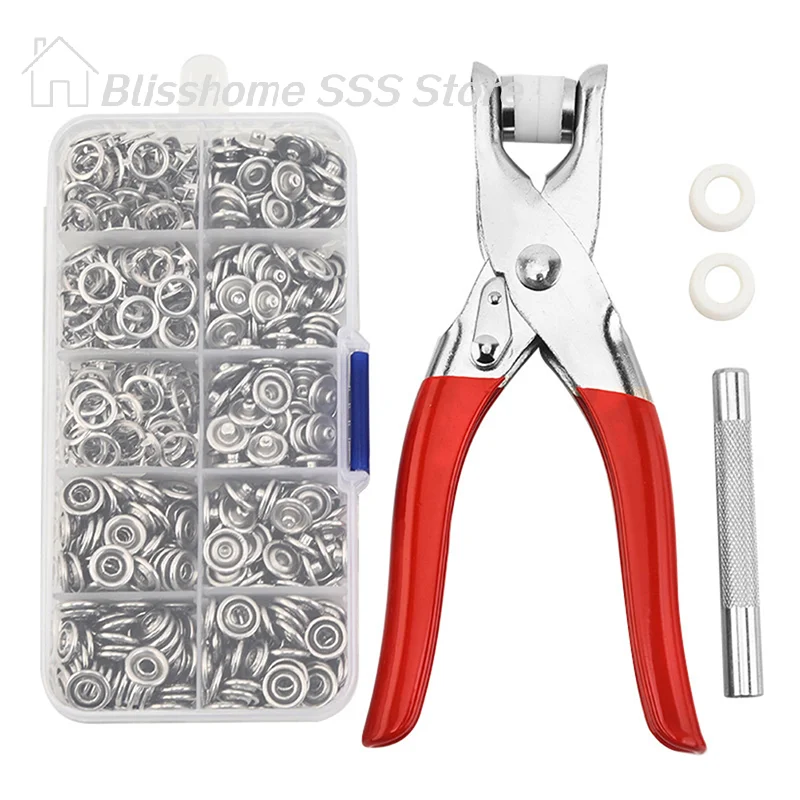 【S】Sets Snap Fasteners Kit Too - Snap Button Plier recension och pris