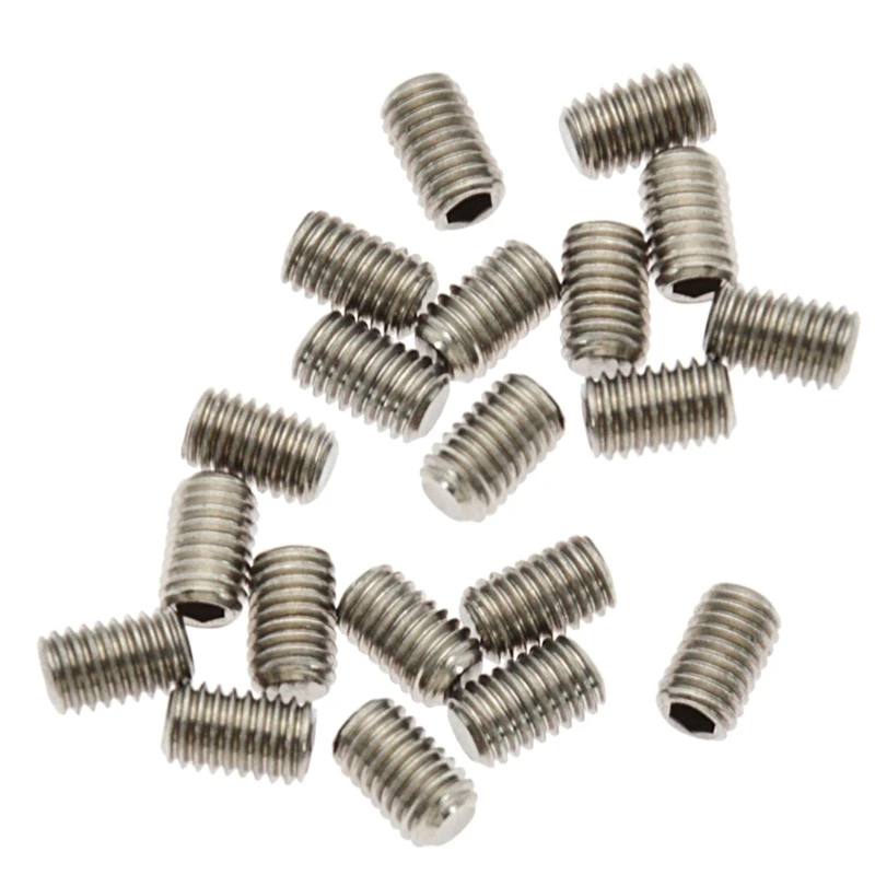 10pcs/20pcs Surfboard Grub Screws 5mm Fin Plug Screws Stainless Steel Surfboard Fin Screws for Surfs Board/SUPs Board/Long Board