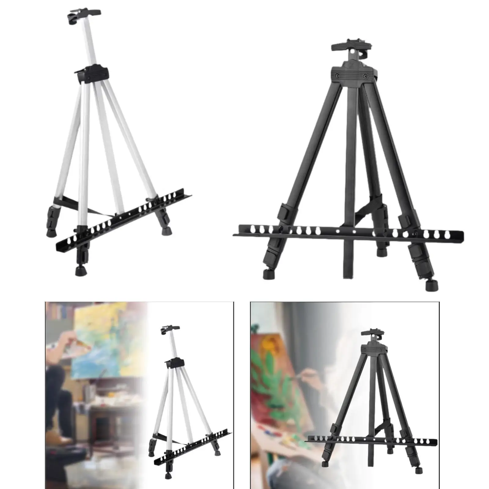 Display Easel Adjustable Folding Tripod Stand for Drawing Photo Picture