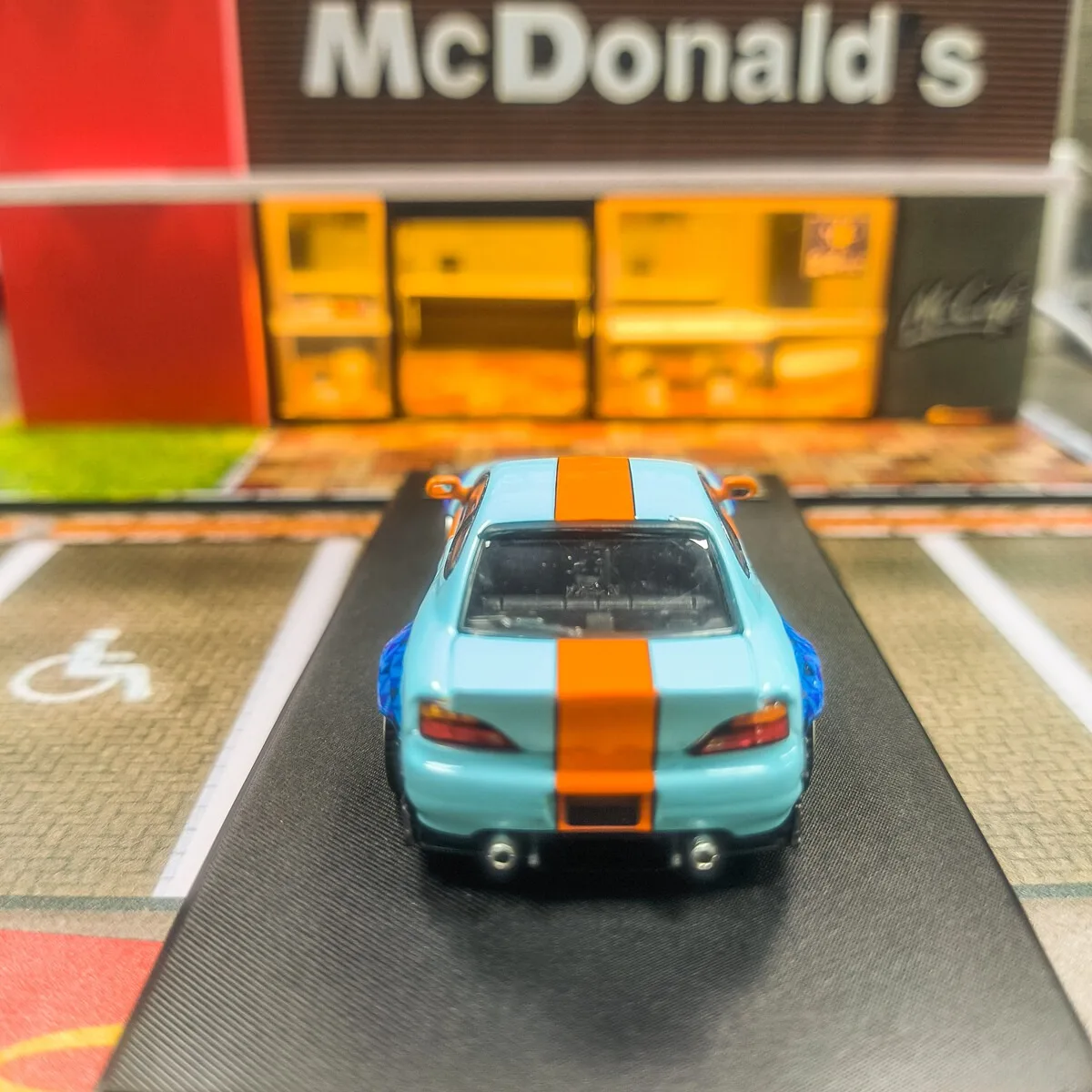 SW 1/64 JDM シルビア S15 パンデム ガルフ スポーツモデル ダイキャストメタルカー