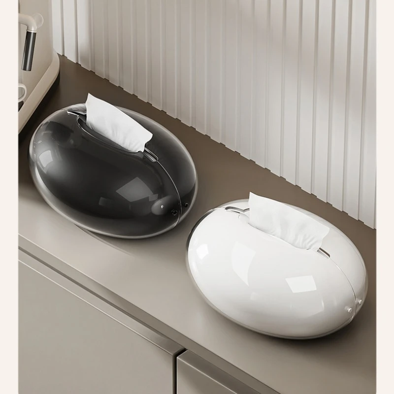 

Desktop Tissue Box Art Home Office Organizer Advanced Workstation Tissue Dispenser Living Room Decoration Tissue Box
