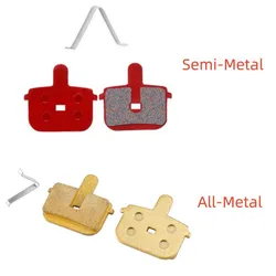 1pair Brake Pads For Kugoo G Booster Electric Scooter Rectangular Hollow Brake Calipers Semi Metal Cycling Parts