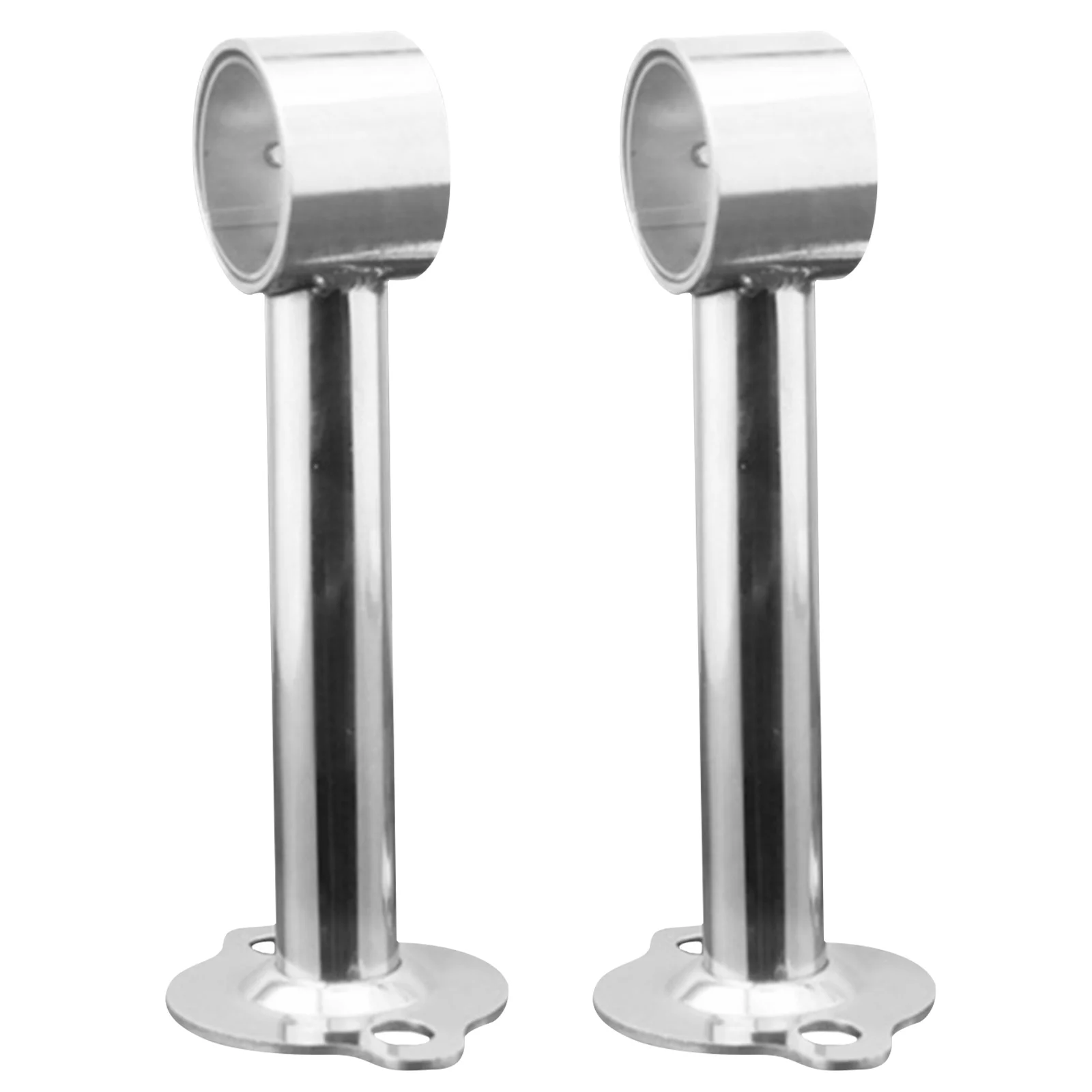 

2Pcs 32mm Thick Stainless Steel Rod Bracket Closet Mount Heavy Duty Shower Curtain Pipe for Balcony Kitchen Bathroom