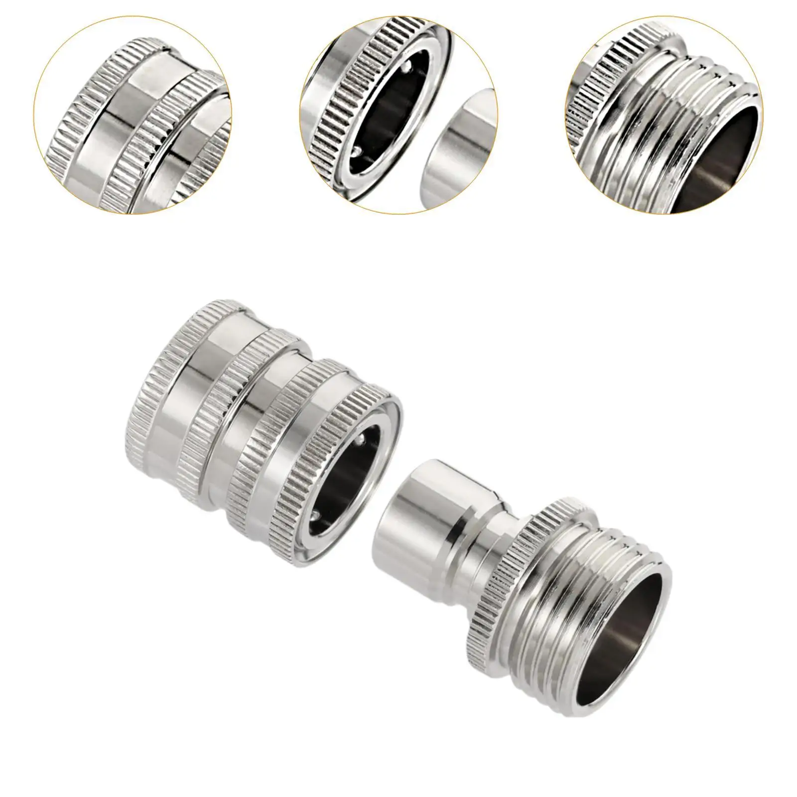 Garden Hose Quick Connect Easy to Install High Performance Stainless Steel