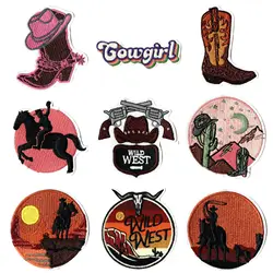 Emblem Clothing Accessories Badge Sticker Embroidered Embroidery Sticker Iron-on Patches