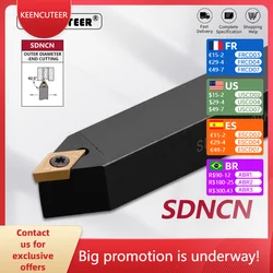 SDNCN1212 SDNCN1616 SDNCN2020 SDNCN2525 SDNCN3232 External Turning Tool Holder Lathe CNC Cutting Tool Cutter Bar