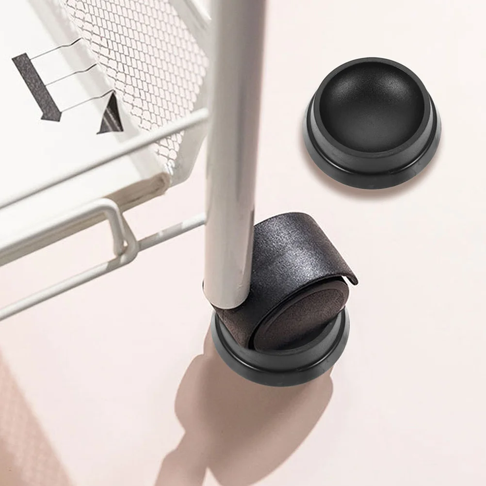 

8Pcs Anti Slip Furniture Wheel Stoppers Rubber Round Pads Chair Leg Caps Table Floor Protectors for Rolling Furniture Prevent